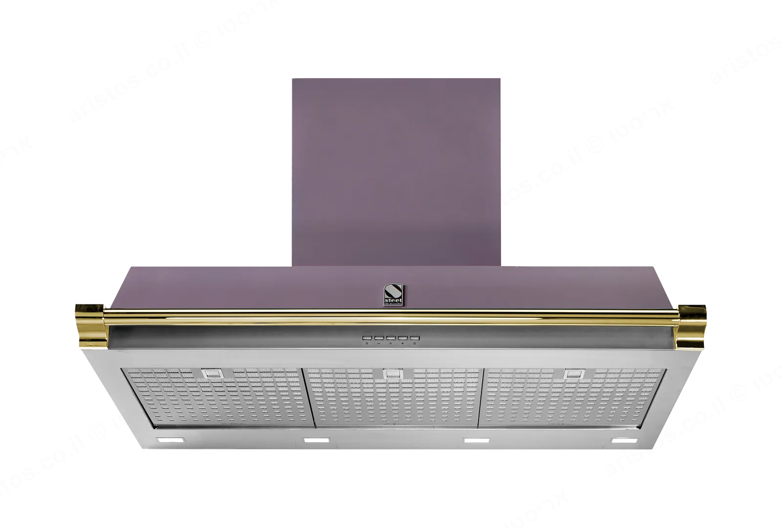 Steel קולט אדים 90 ס"מ סדרת Ascot תוצרת Steel דגם AKL90 גימור סגול — תמונה 4